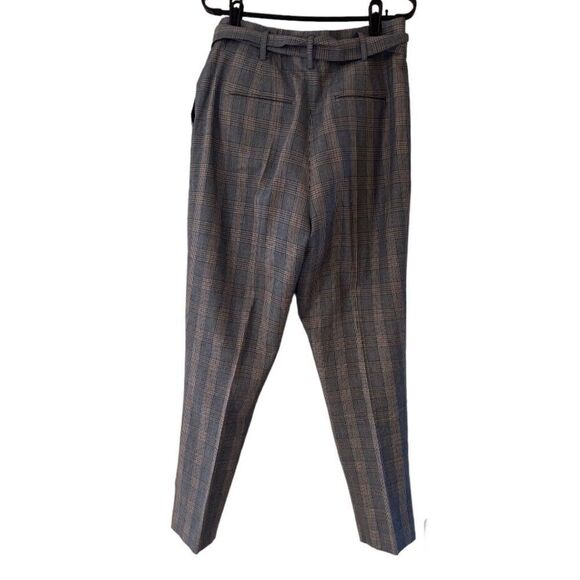 Equipment Women’s Tie Waist Plaid Wool Blend Trousers size 10 ⭐️ - Picture 5 of 5
